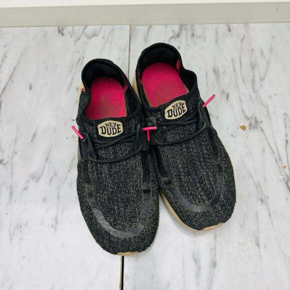 Hey Dude Sirocco Sport Stripe Slip On Loafers Women’s Size 8.5 - Picture 9 of 10